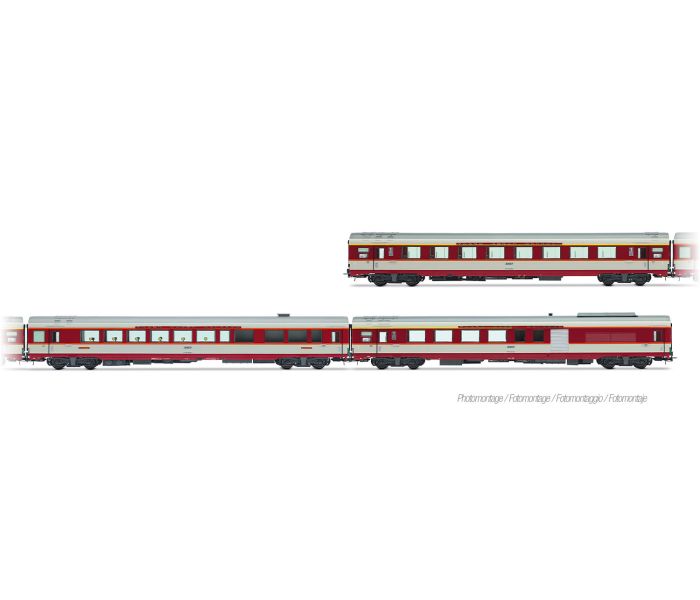 SNCF Le Capitole 1985 Coach Set (3) IV (DCC-Sound)