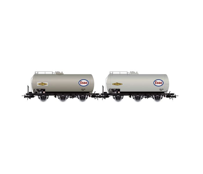 SNCF Esso 3 Axle Tank Wagon Set (2) III