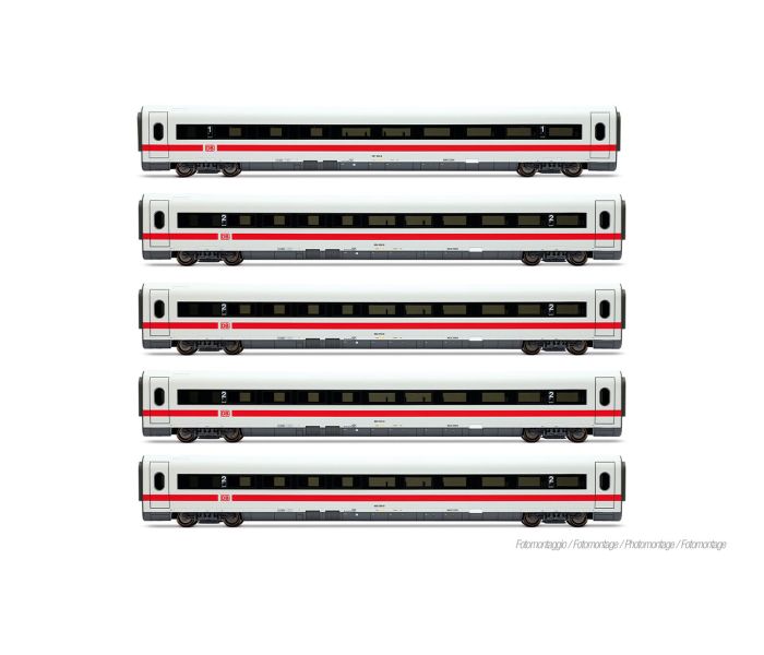 DBAG ICE1 Landshut Intermediate Coach Set (5) V