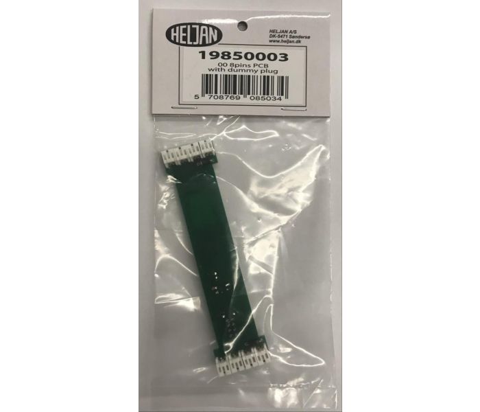 OO Gauge 8 Pin PCB with Dummy Plug