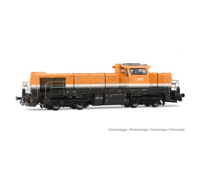 BASF DE18 Diesel Locomotive Orange/Grey VI
