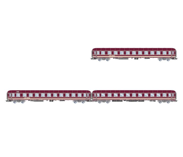 Euro-Express Bcm243/Bcm246/Bvcmz Coach Set Purple (3) V