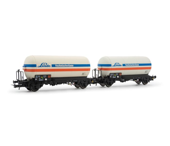 DB Linde Zgs 2 Axle Gas Tank Wagon Set (2) IV