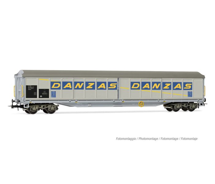 SBB Danzas Habils 4 Axle Sliding Wall Wagon V