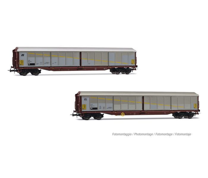 FS Habils Wagon Set Silver/Brown (2) V