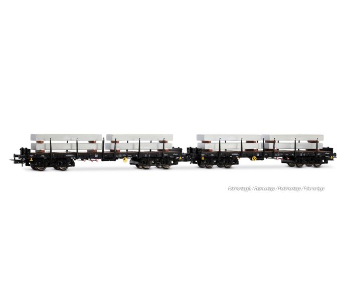 DB Rmms Flat Wagon w/Aluminium Blocks Load Set (2) IV