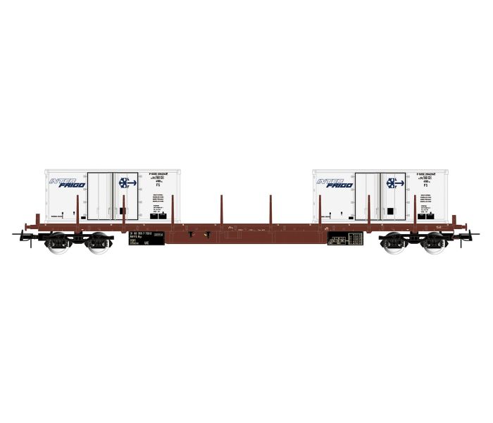 FS Rgs Flat Wagon w/Interfrigo Container Load IV