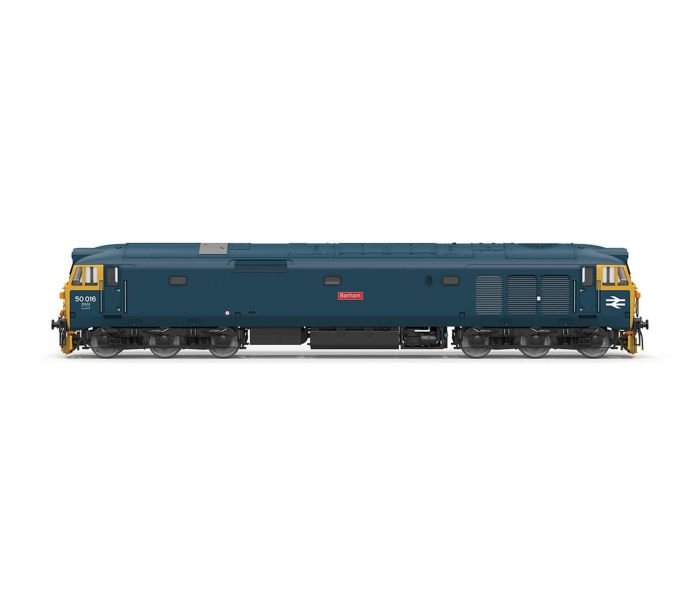 Class 50 016 'Barham' BR Large Logo Blue