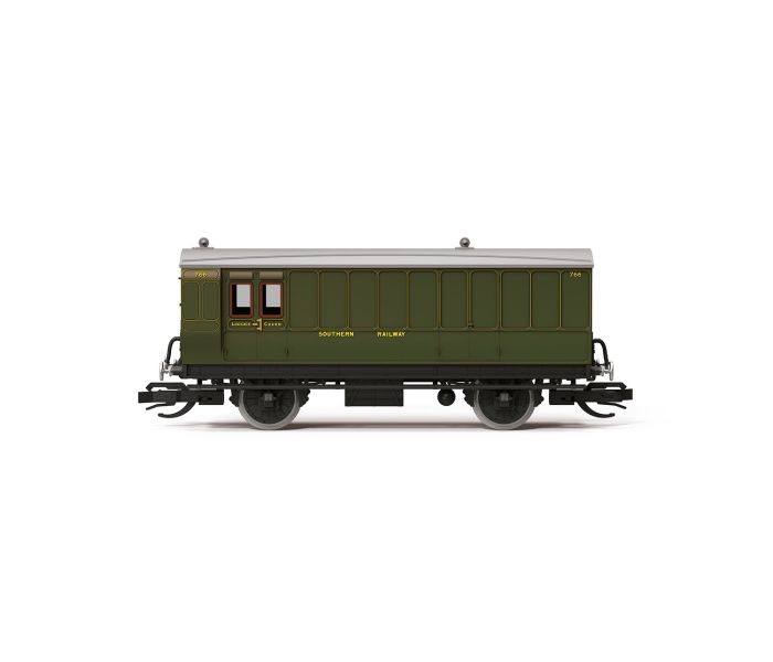 4 Wheel 3rd Class Brake Luggage Coach SR