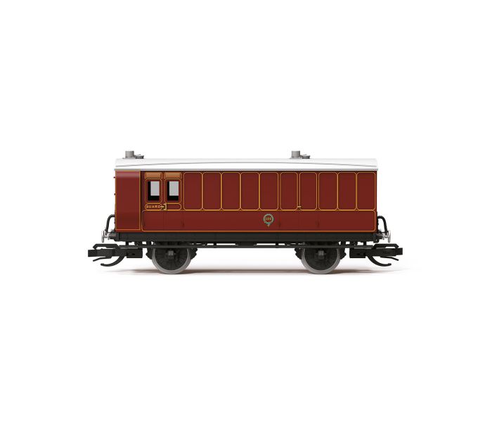 4 Wheel 3rd Class Brake Luggage Coach LB&SCR