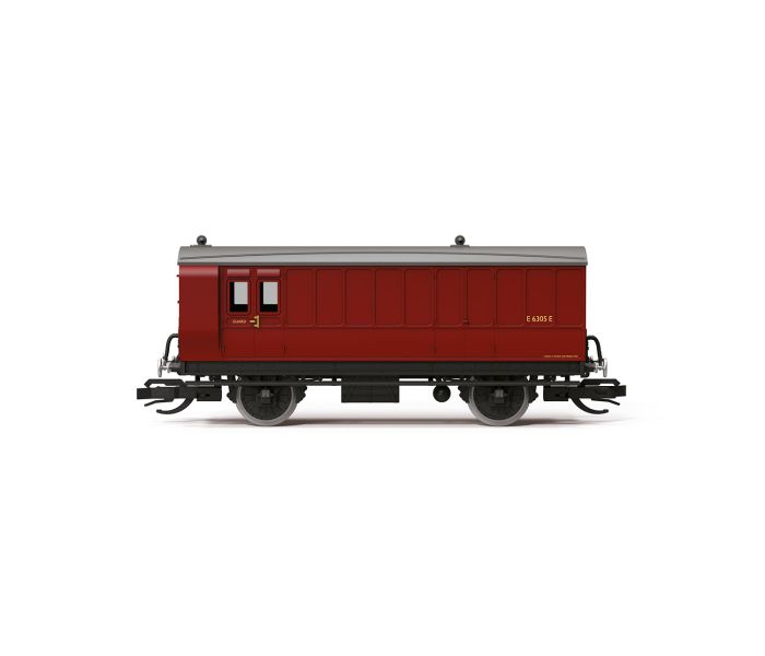 4 Wheel 3rd Class Brake Luggage Coach BR