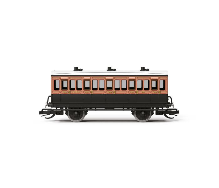 LSWR 4 Wheel 3rd Class Coach 302