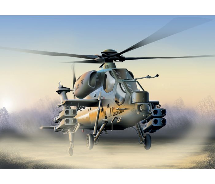 Italian A 129 Mangusta Helicopter (1:72 Scale)