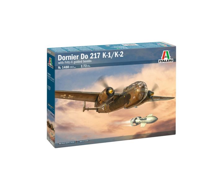 German Dornier Do217 K-1/K-2 w/Guided Bombs (1:72 Scale)