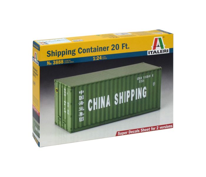 20ft Shipping Container (1:24 Scale)