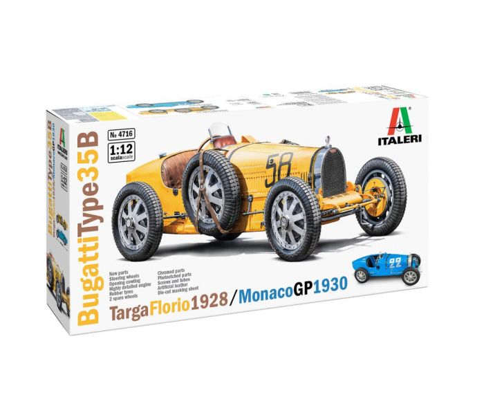 Bugatti Type 35B Targa Florio 29/Monaco GP 30 (1:12 Scale)