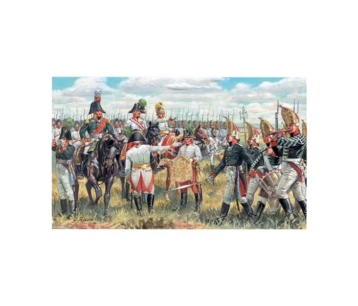 Austrian/Russian General Staff Napoleonic Wars 39pcs (1:72)