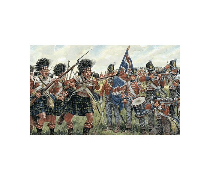 English/Scottish Infantry Napoleonic Wars 48pc (1:72 Scale)