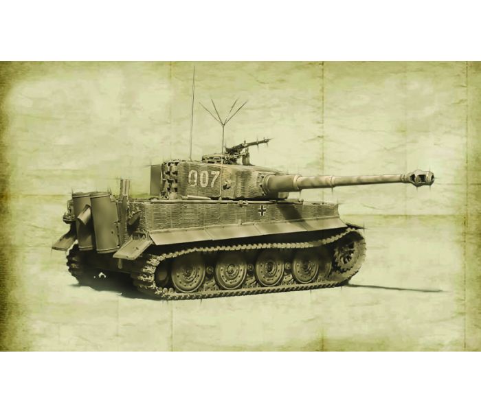 German D-Day Pz.Kpfw.VI Tiger I Ausf.E Late (1:35 Scale)