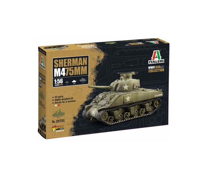 US Sherman 75mm (1:56 Scale)
