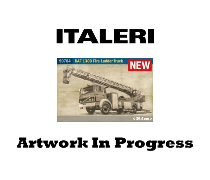 DAF 1300 Fire Ladder Truck (1:24 Scale)