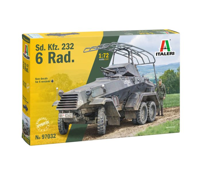 German Sd.Kfz.232.6 Armoured Car (1:72 Scale)