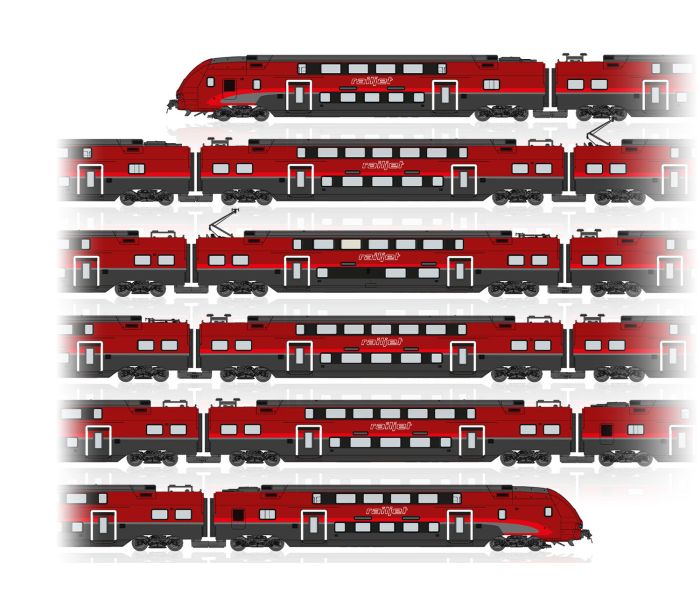 OBB Railjet Rh4706 KISS 6 Car EMU VI