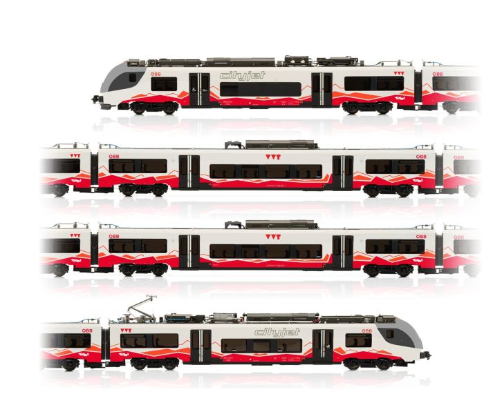 OBB Cityjet VVT Tirol 4 Car EMU VI (DCC-Sound)-Jagerndorfer-49602