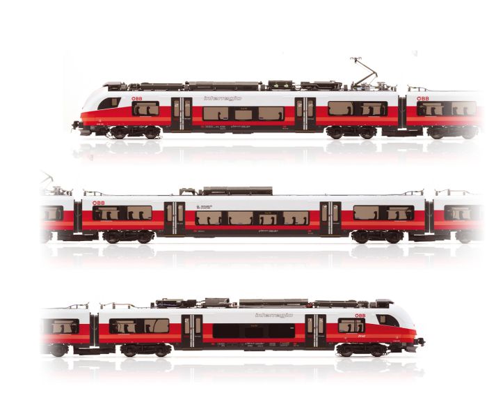 OBB Cityjet Rh4746 Interregio 3 Car EMU VI