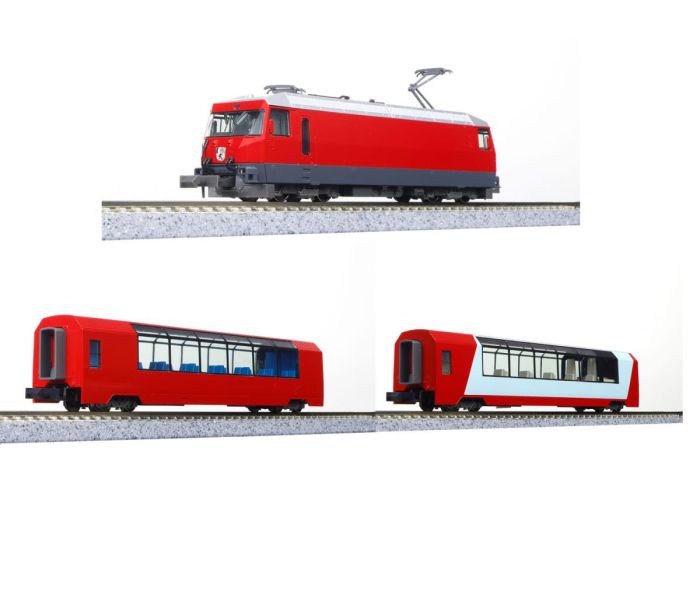 RhB Ge4/4 Glacier Express Train Pack VI-Kato-10-2026 | Gaugemaster