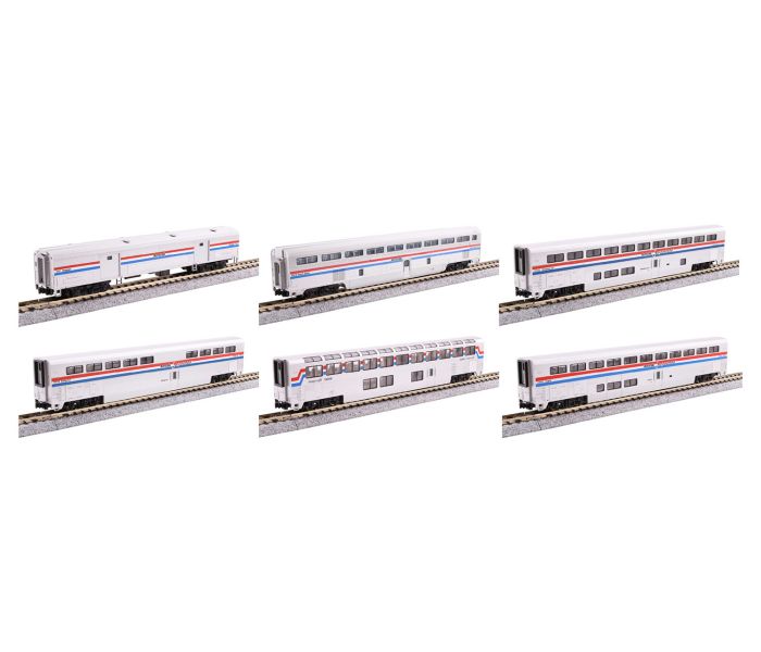 Superliner PhIII Coach Set (6) Amtrak