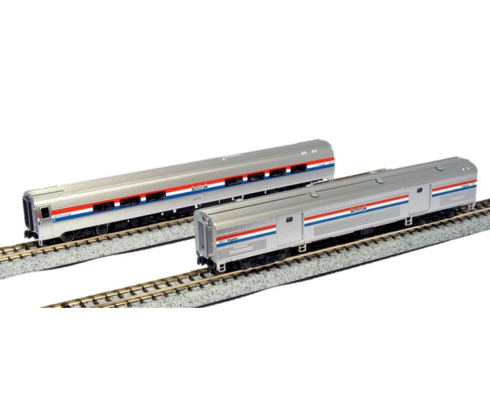 Amfleet II Baggage Coach Set (2) Amtrak PhIII