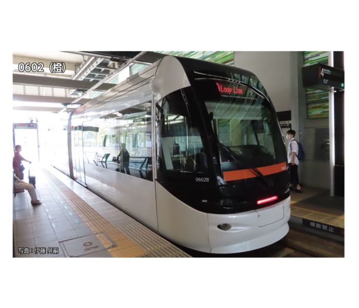Toyama Chiho Railroad Portram 0602 Orange