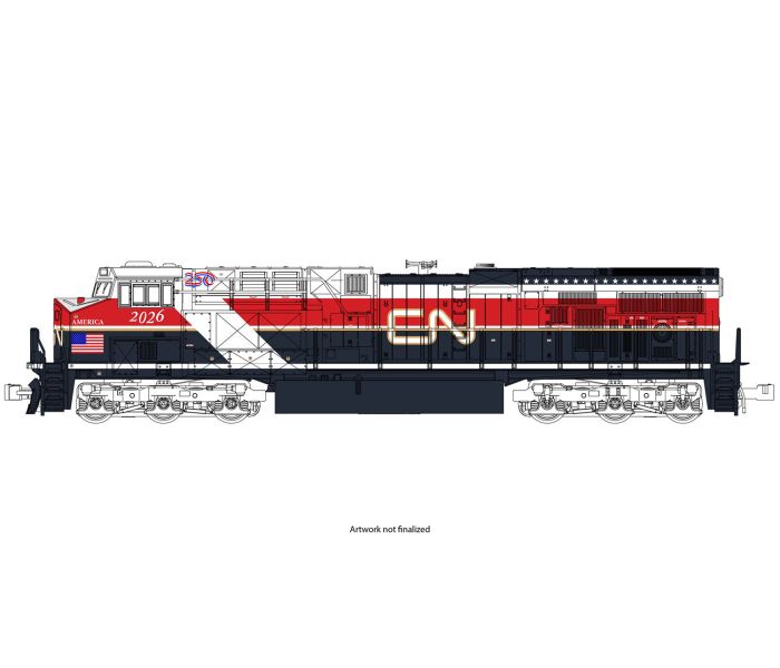 GE ES44AC Loco CN Air Force One 2026 (DCC-Sound)