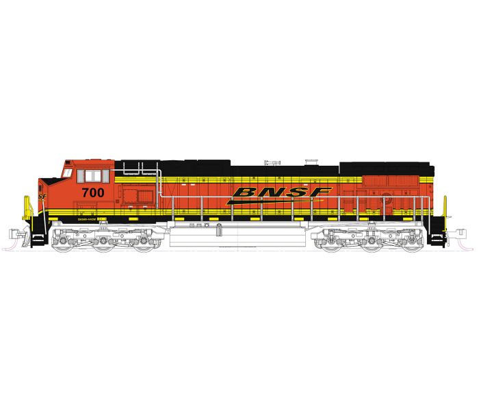 C44-9W EMD BNSF Swoosh 700 (DCC-Sound)
