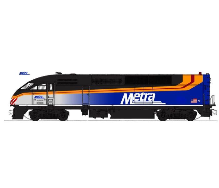 MP36PH EMD Chicago Metra 403 (DCC-Fitted)