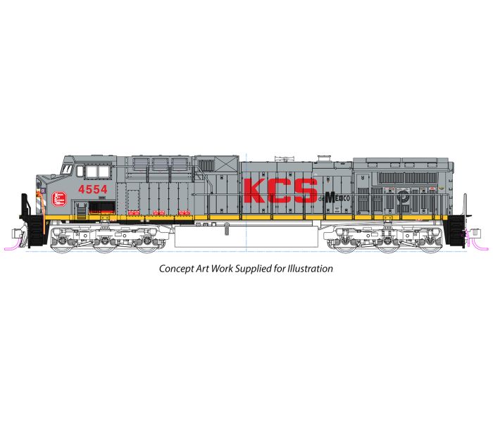 EMD AC4400CW KCS de Mexico 4554