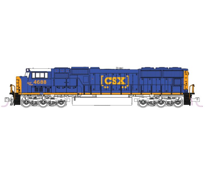 EMD SD70M CSX 4688 'Spirit of Tampa'