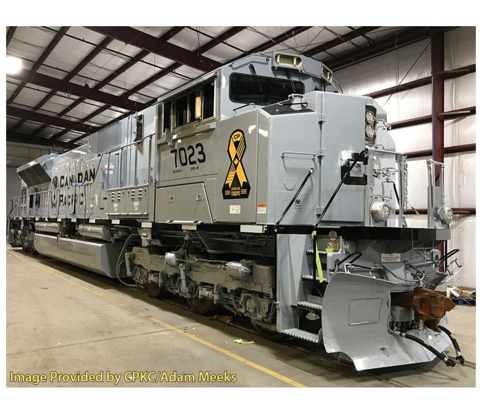 SD70ACU Diesel CP Military Heritage 7023 Grey