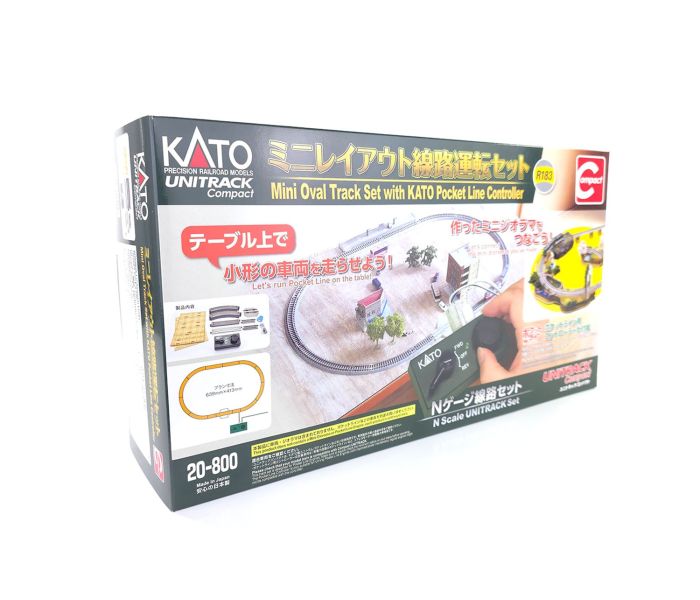 Unitrack Compact Mini Oval Track Set w/Pocketline Control-Kato-20