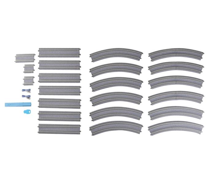 Unitrack (V11) Double Track Banked Curve Track Set