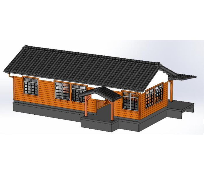 Local Line Small Station Building (Pre-Built)