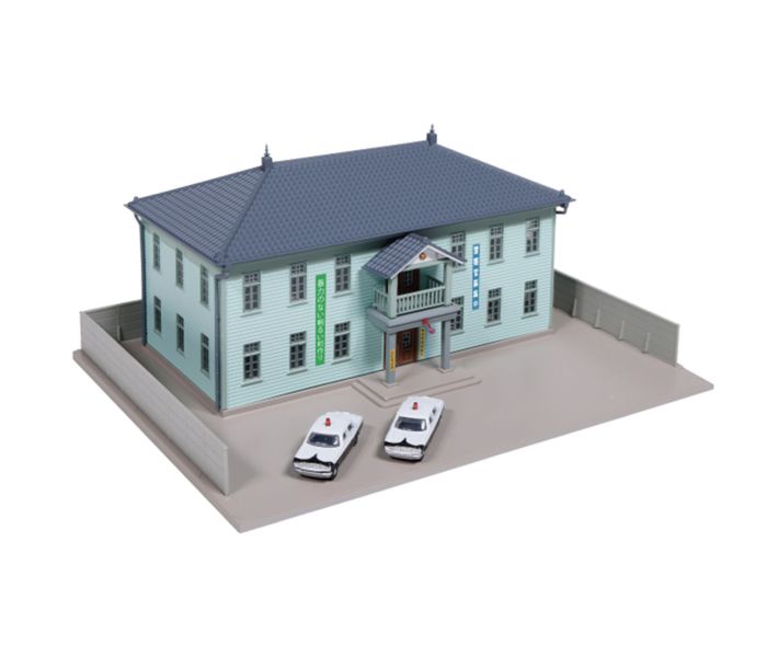 Police Station Light Green (Pre-Built)