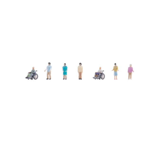 At the Retirement Home (7) Figure Set