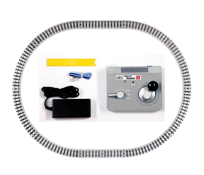 Unitrack Narrow Gauge Oval Track Set with SX Power Pack