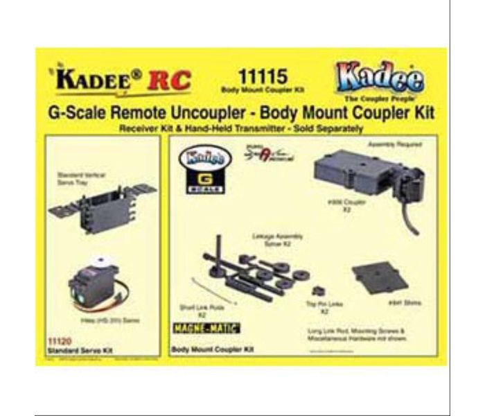 G Scale Body Mount Remote Coupler Kit