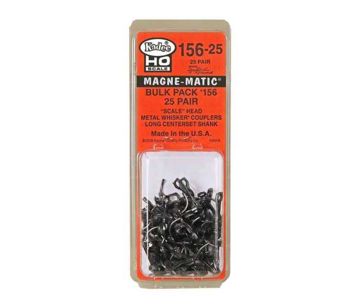 No.156 Scale Whisker B/Pack Magne-Matic Couplers (25pr)