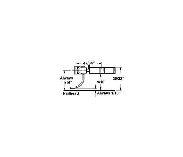 Standard Medium Centreset Shank Plastic Coupler (1pr)