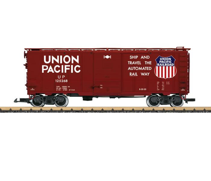 Union Pacific Flag Steel Bogie Boxcar 125268