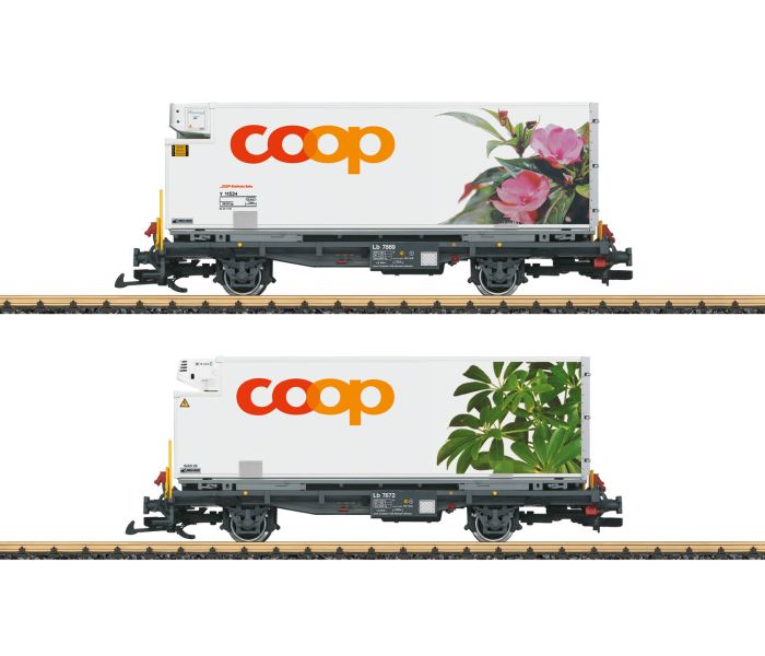 RhB Voop Container Wagon Set (2) VI